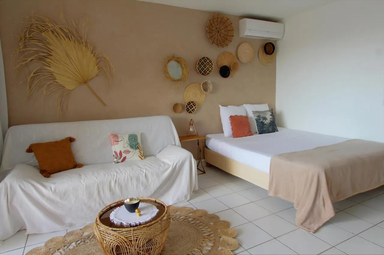 Appartement YUCCA FLOW - T1 de charme accès privé plage Gosier Le Gosier